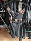 combi short avec fleur