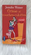 Livre " Crime et couches-culottes " de Jennifer Weiner