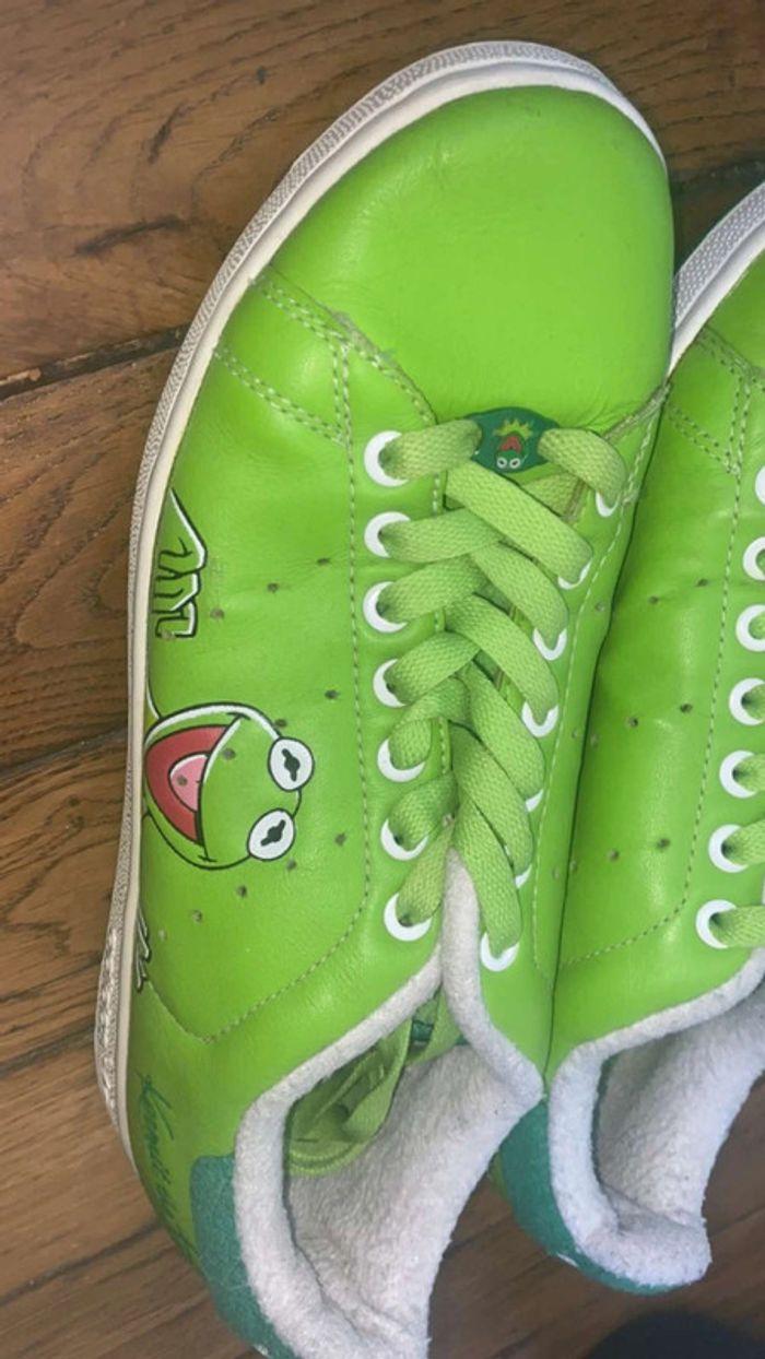 Stan Smith kermit thé frog - photo numéro 2