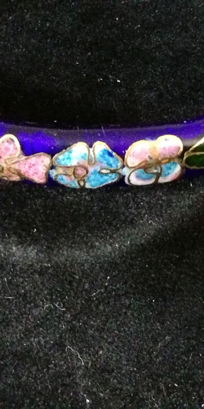 Bracelet métal cloisonné - photo numéro 10