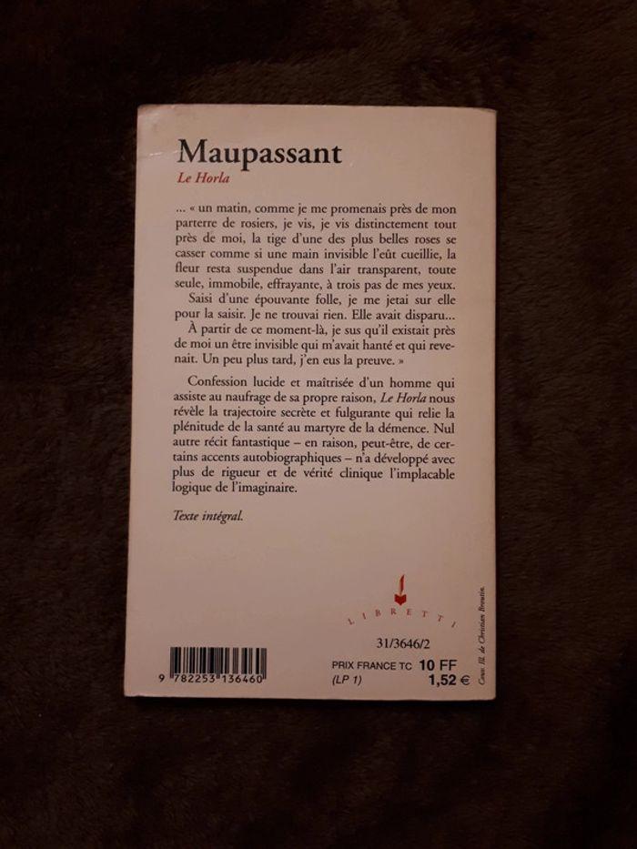 Livre Le Horla, Maupassant - photo numéro 2