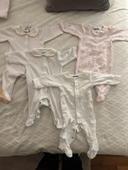 Lot de 3 pyjamas jacadi filles 3 mois