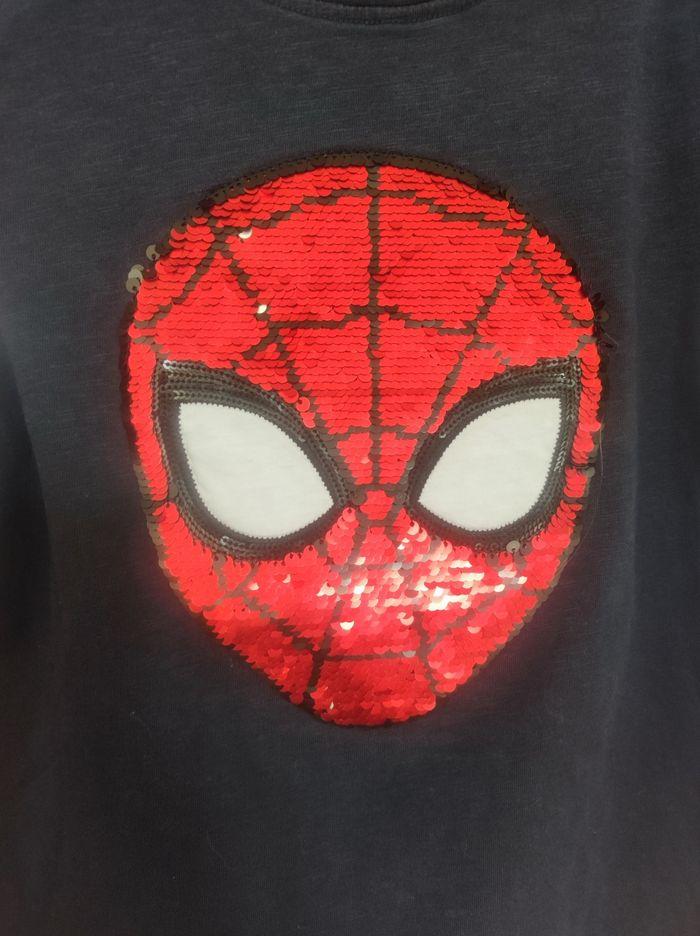 T shirt spiderman reversible 8 ans Orchestra - photo numéro 5