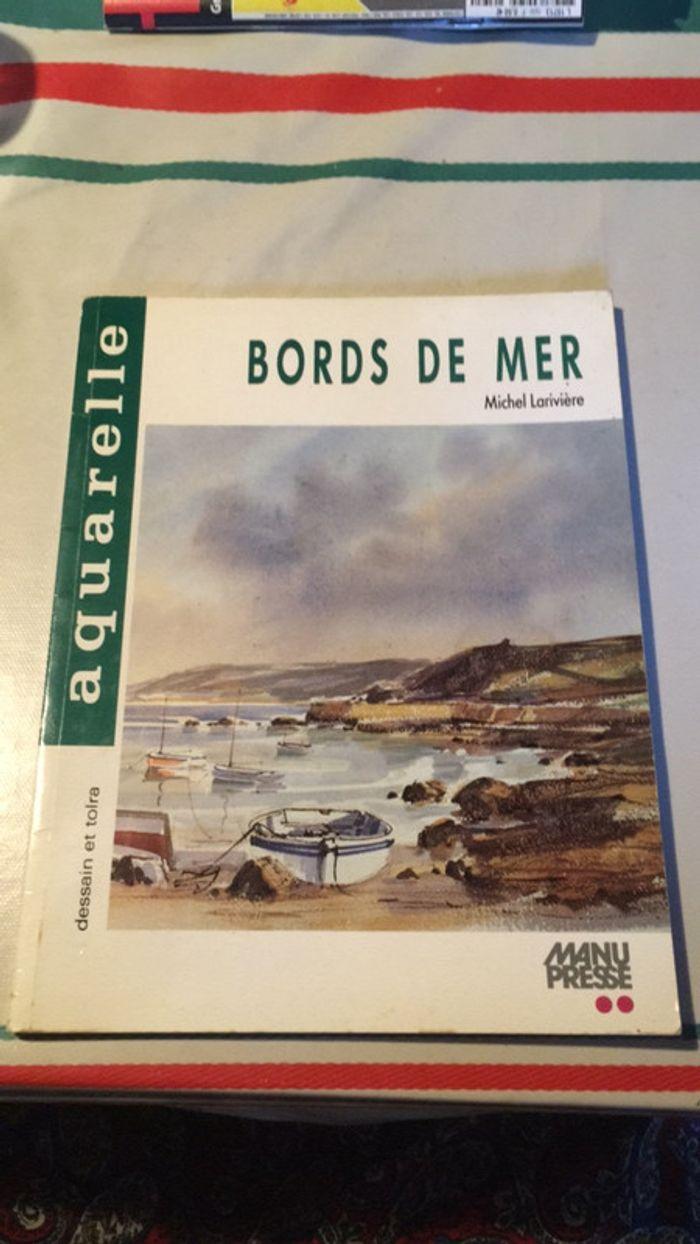 aquarelle bords de mer - photo numéro 1