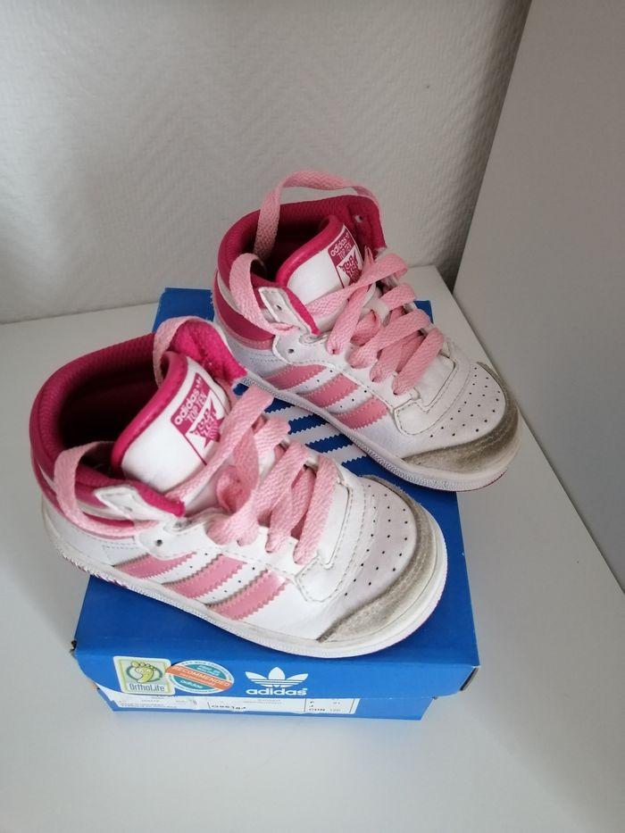 Baskets montantes adidas fille en taille 21 - photo numéro 5