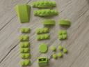 Lot pièces lego vert clair