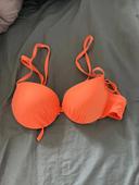 Haut de maillot de bain corail 90 C