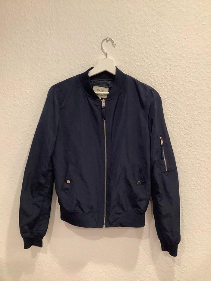 Bombers femme bleu marine - photo numéro 2