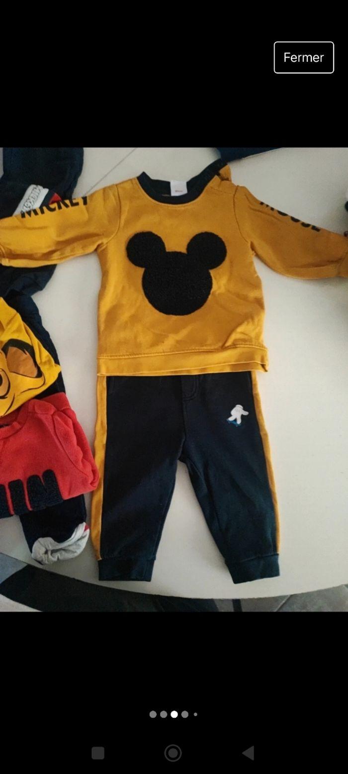 lot vêtements 12 mois garçon 75 pièces plus 6 ensembles Disney - photo numéro 4