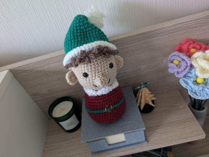 Lutin de Noël au crochet - photo numéro 1