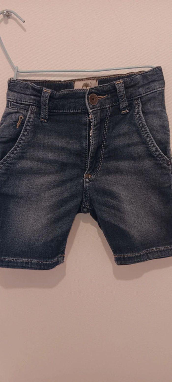 Short en jeans timberland 4 ans - photo numéro 1