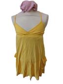 Robe Dos nu Naf Naf Jaune vif Taille M