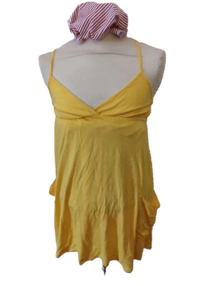 Robe Dos nu Naf Naf Jaune vif Taille M - photo numéro 1