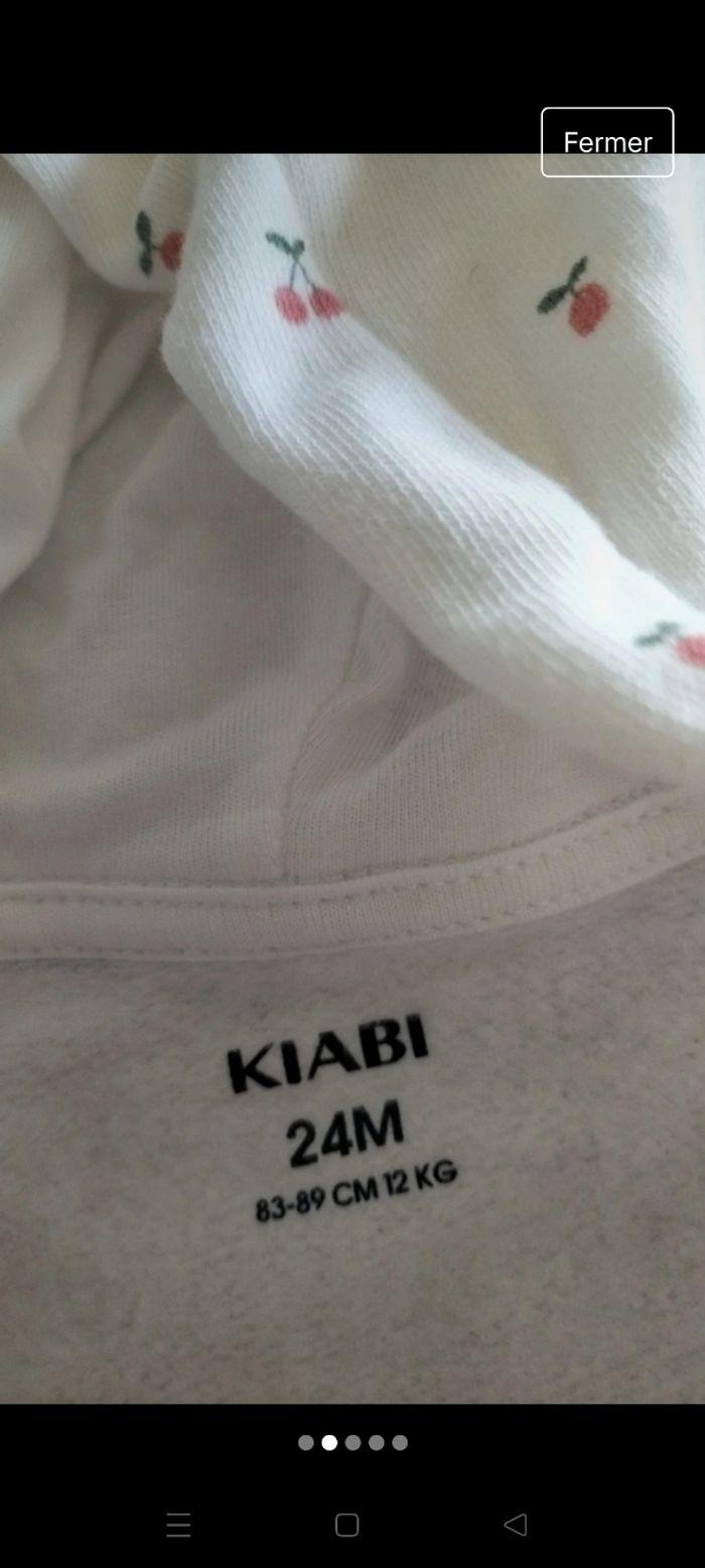 Gilet blanc kiabi - photo numéro 2