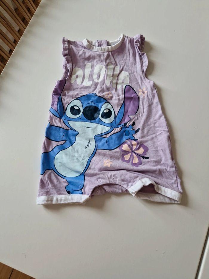 Barboteuse stitch taille 6mois disney - photo numéro 1