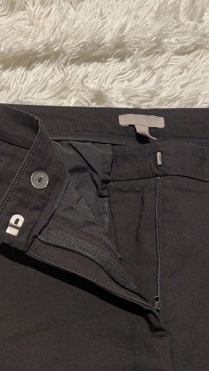 Pantalon chinos noir femme taille 36 H&M - photo numéro 2