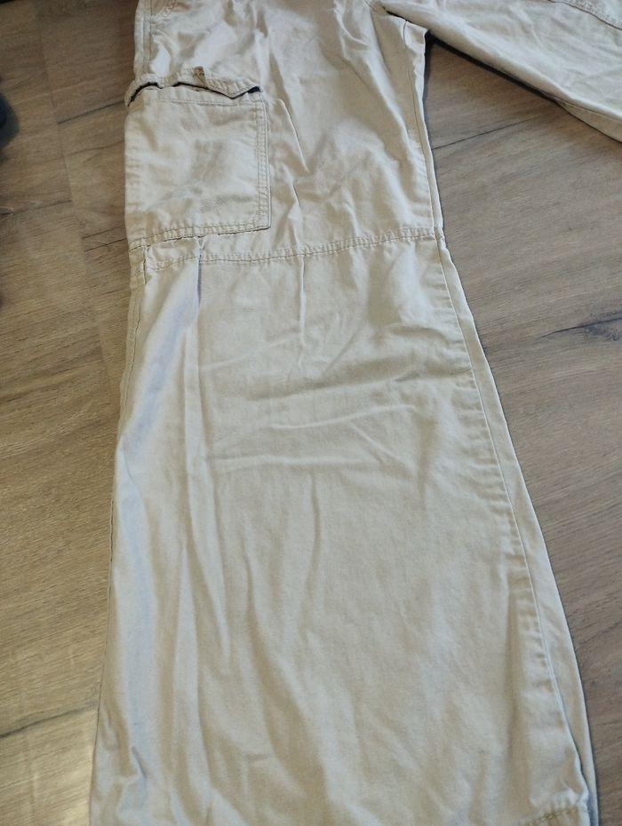 Pantalon cargo fille beige H&M 11/12 ans - photo numéro 3