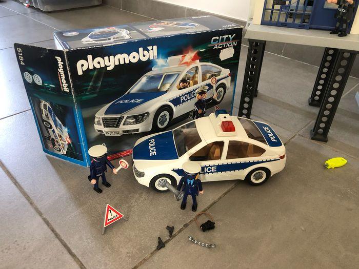 Lot playmobil police caserne voiture camion - photo numéro 2