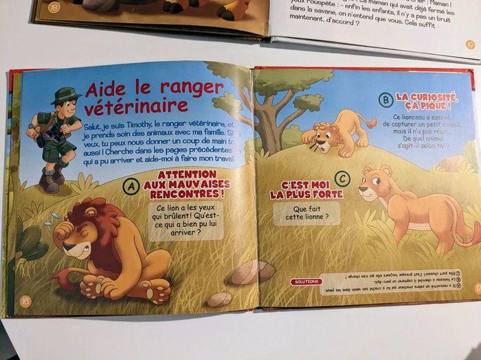 Lot de deux livres sur les animaux de la savane - photo numéro 3