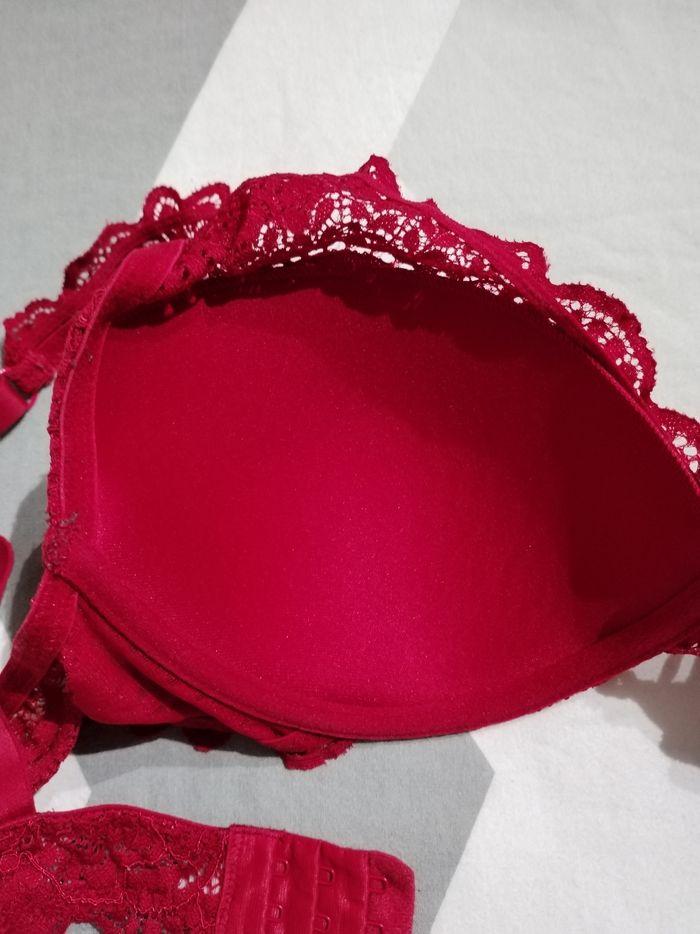 Soutien gorge rouge Rougegorge 95C - photo numéro 8