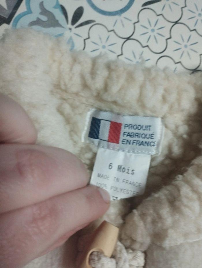 Veste sans manches effet mouton 6 mois - photo numéro 3