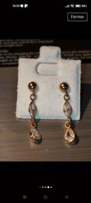 Boucles d'oreilles or