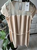 Robe beige Vero Moda