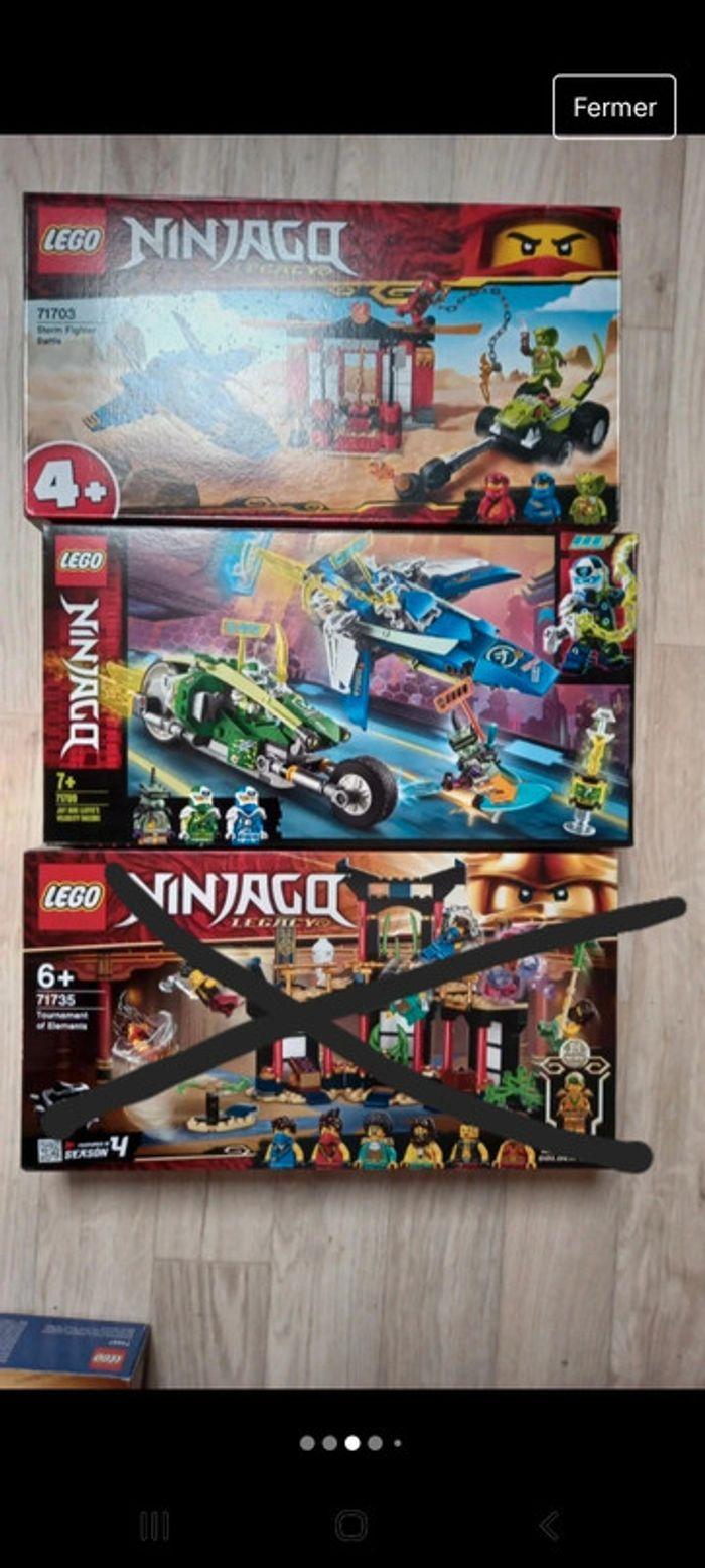 Lot de 2 boîtes neuves de Lego Ninjago - photo numéro 2