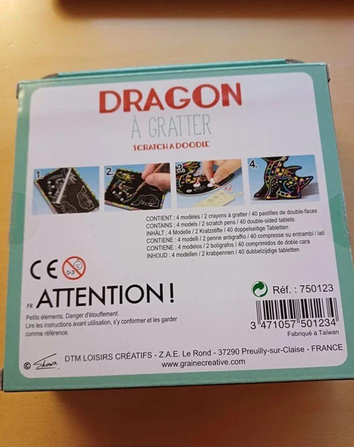 Dragon à gratter - photo numéro 2