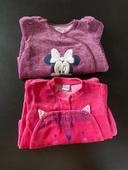 Lot pyjamas fille 9-12 mois