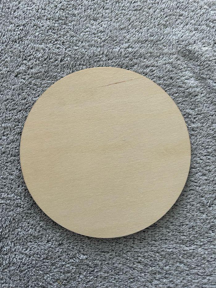 Disque en bois annonce de naissance - photo numéro 4