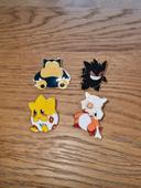 4 broches univers pokemon