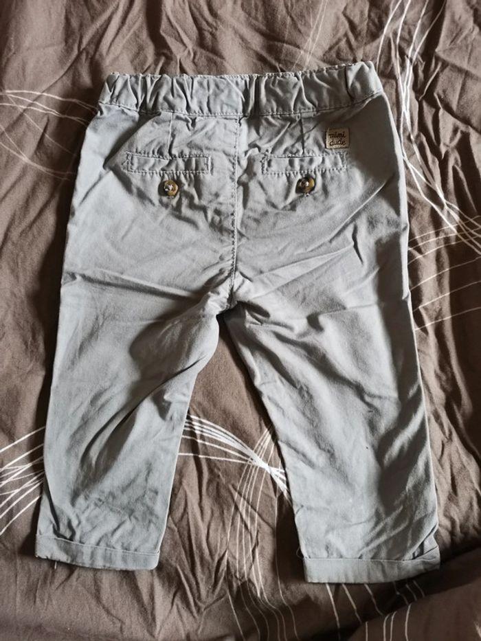 Pantalon gris bébé 12 mois - photo numéro 2