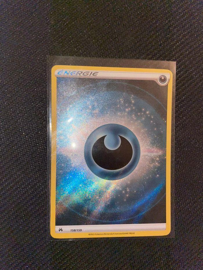 Carte Pokémon Énergie Obscurité 158/159 Eb12.5 Zénith Suprême - FR NM