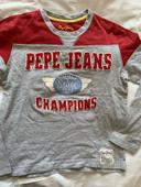 Sweat-shirt garçon 8 / XS  marque Pepe Jeans