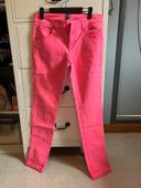 Pantalon rose fluo