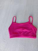 Brassière de danse rose fuchsia 6 - 8 ans