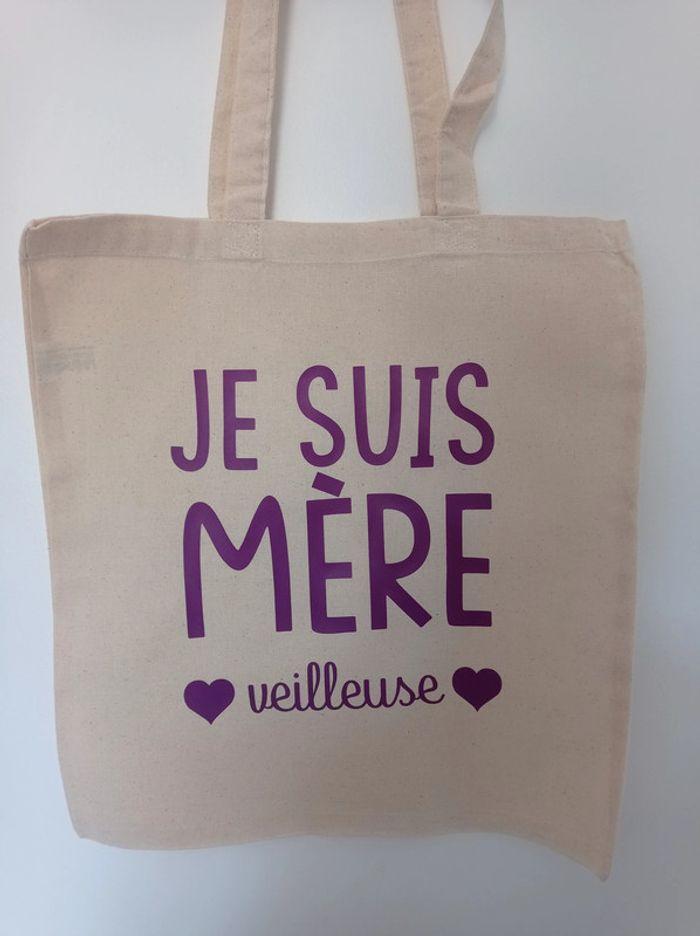 Tote bag je suis mère veilleuse