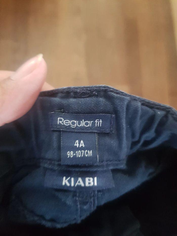 Pantalon bleu marine kiabi 4 ans - photo numéro 2