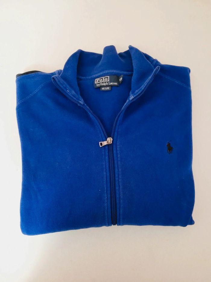 Sweat Full zip POLO Ralph Lauren Taille 2XL logo brodé - photo numéro 6