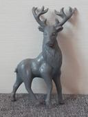 Figurine Plastique gris Cerf 🦌 La roche aux fées