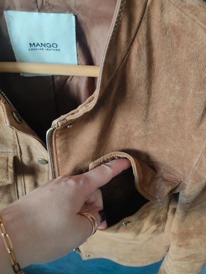 Veste 100% cuir • Mango • Taille S - photo numéro 7