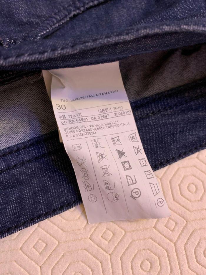 Pantalon foncé Benetton Jeans taille 38/40 - photo numéro 6