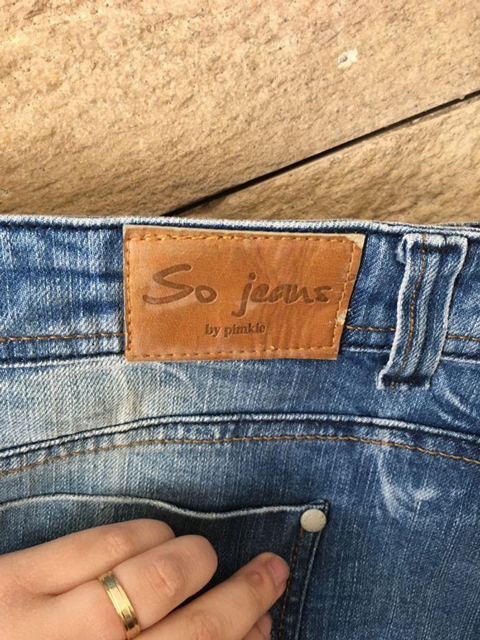 Mini jupe en jean taille 40 - photo numéro 4