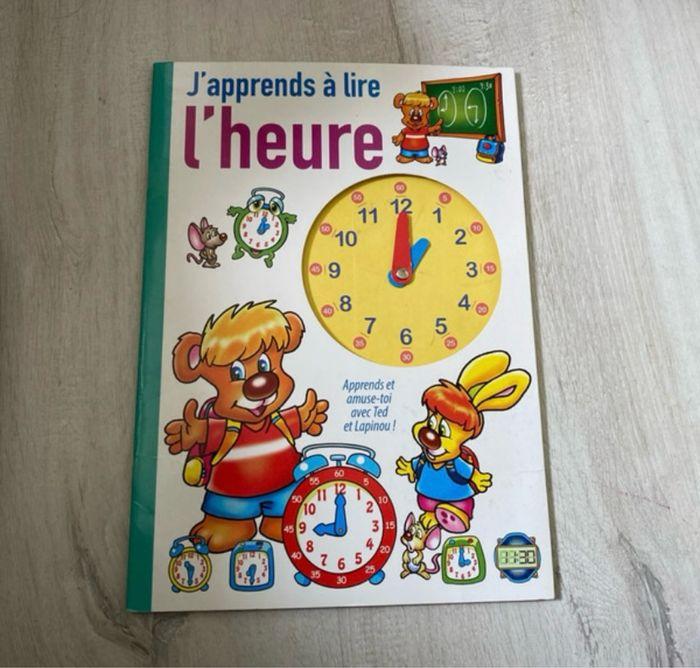 J’apprends à lire l’heure - photo numéro 1