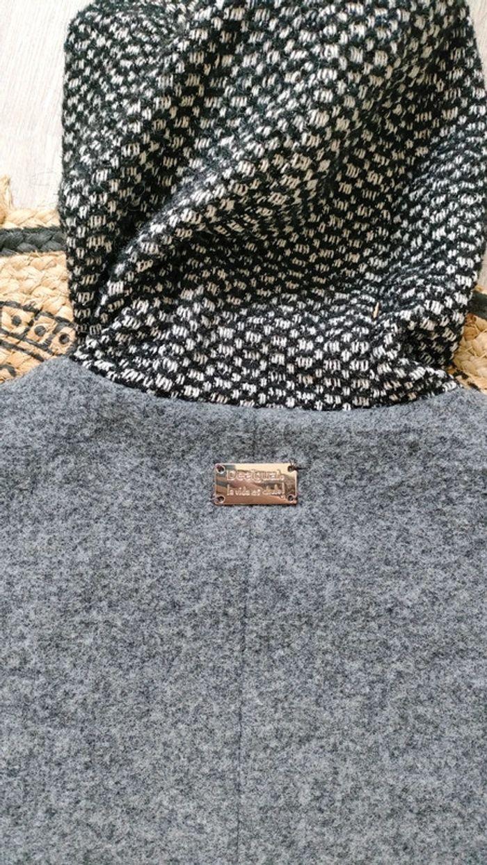 Manteau Desigual gris taille 40 - photo numéro 8