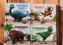 Lot de 4 livres dinosaures