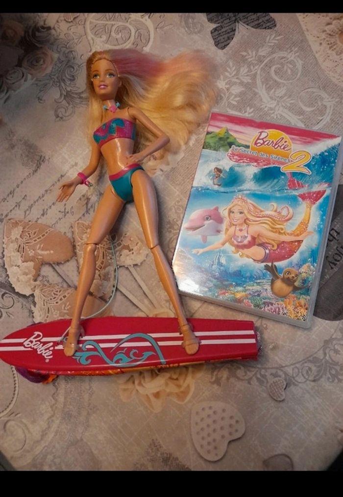 Rare Poupée Barbie transformable Merliah sirène - photo numéro 1