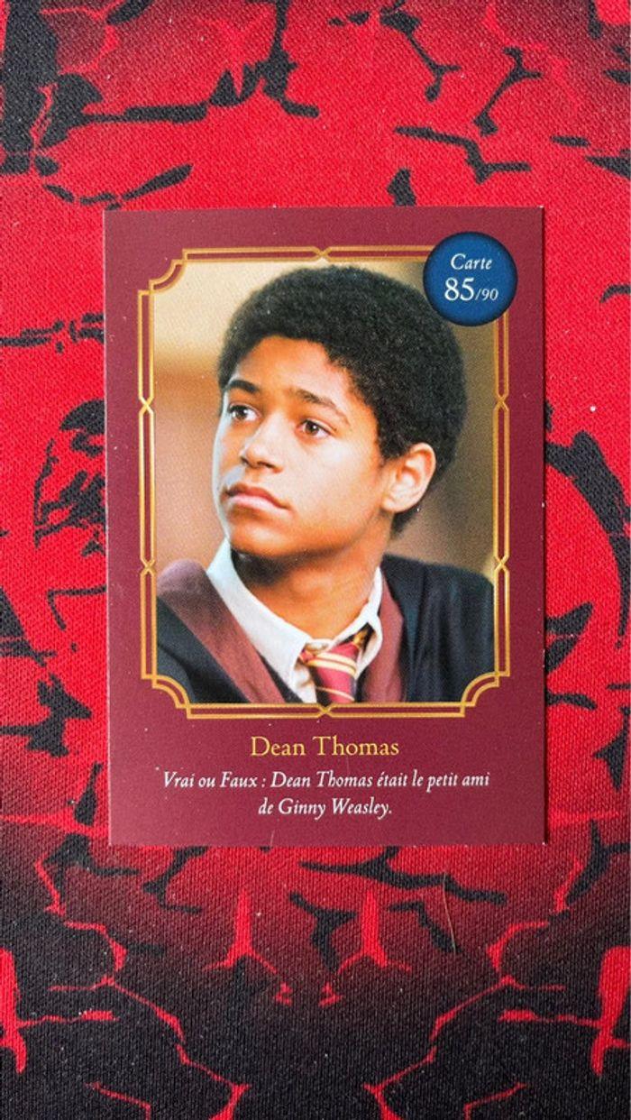 Carte Harry Potter Auchan - Dean Thomas