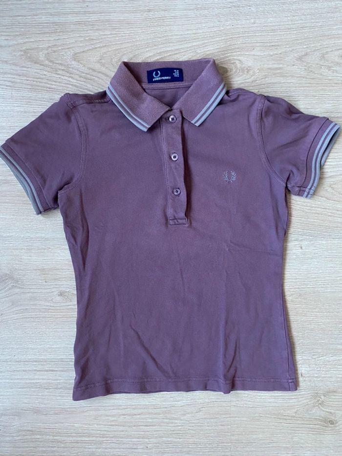 Polo mauve Fred Perry femme - photo numéro 2